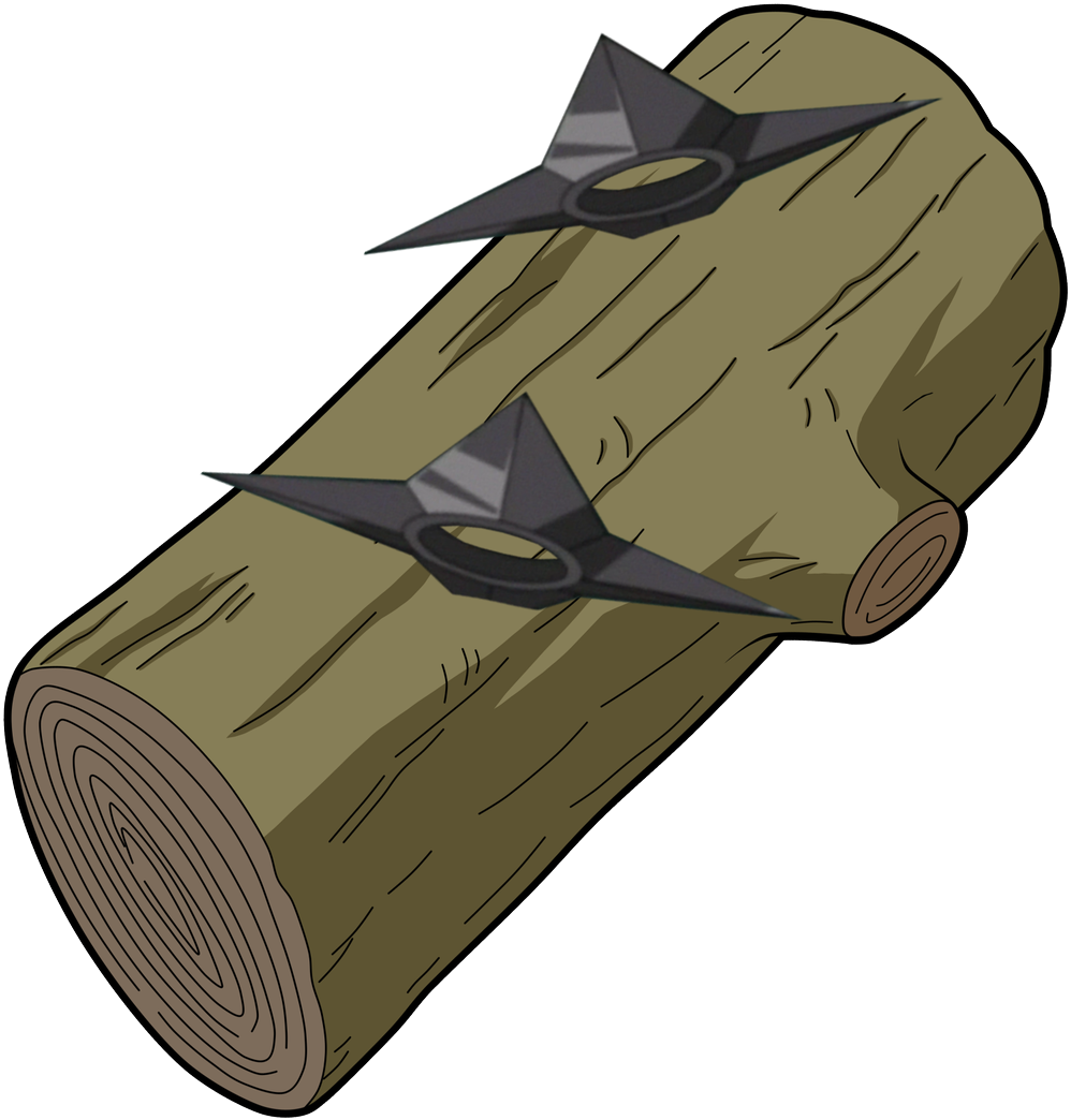 Ninja Hattori Kunaion Wood PNG