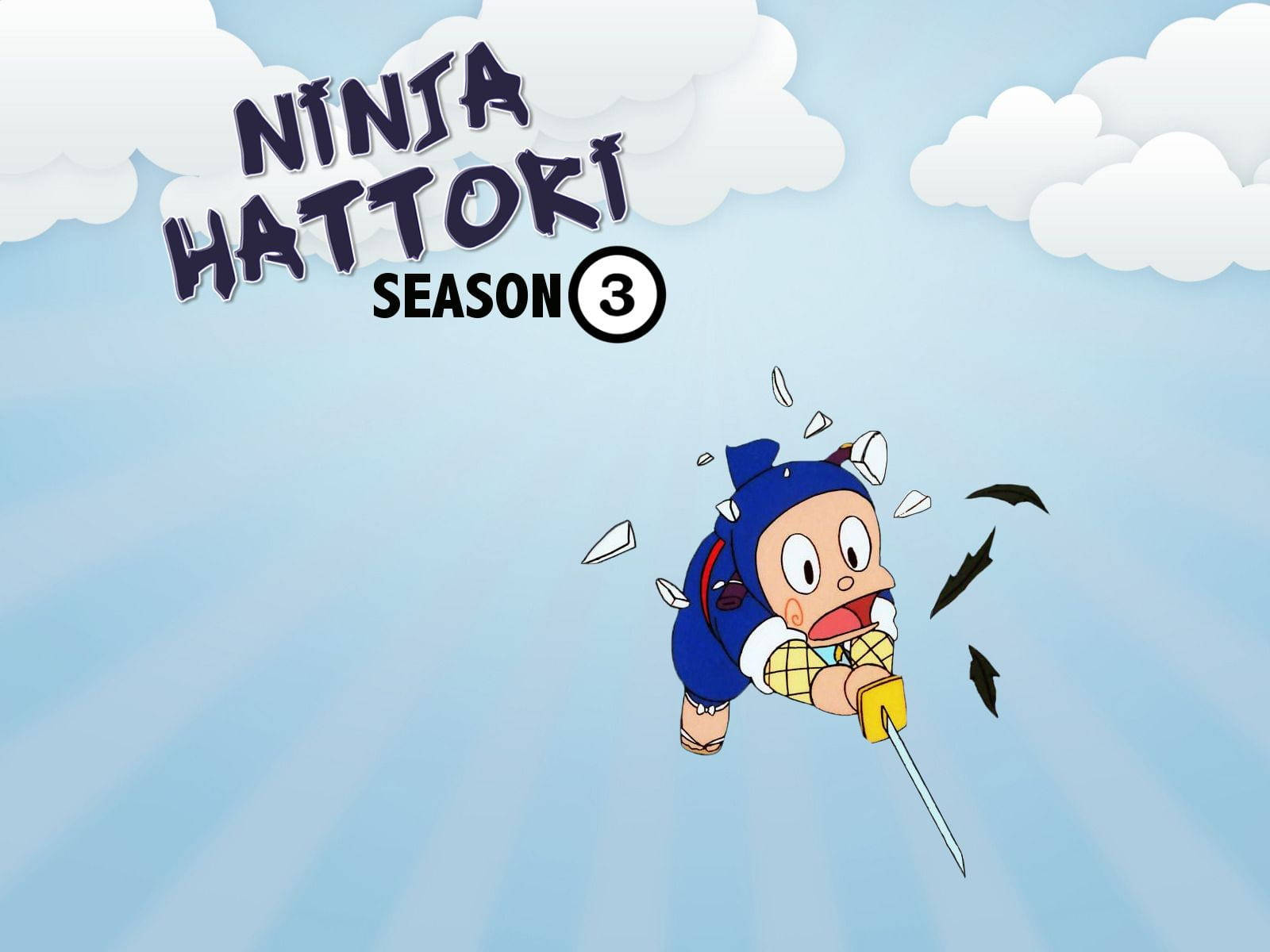 Ninja Hattori Season 3 Poster Background