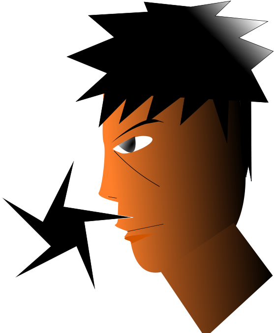 Ninja Hattori Shuriken Profile PNG