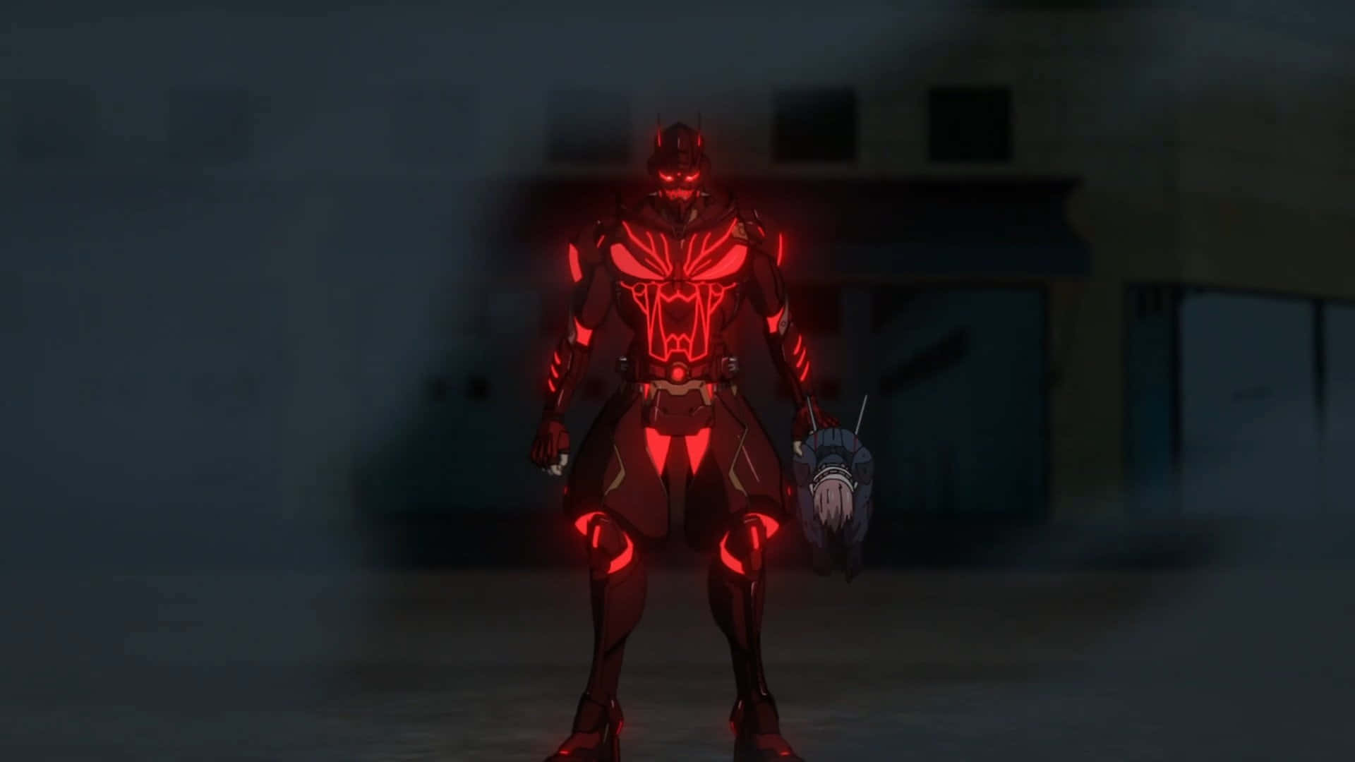 Ninja Kamui Red Armor Glow Wallpaper