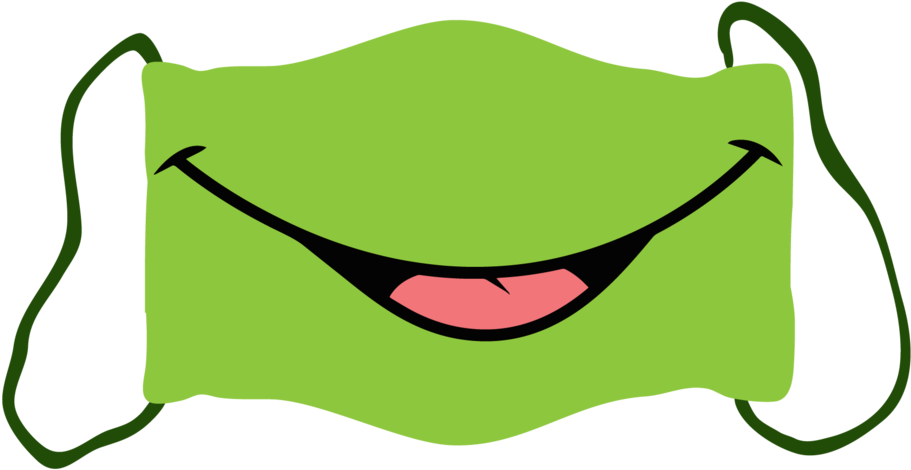 Ninja Mask Cartoon Smile PNG