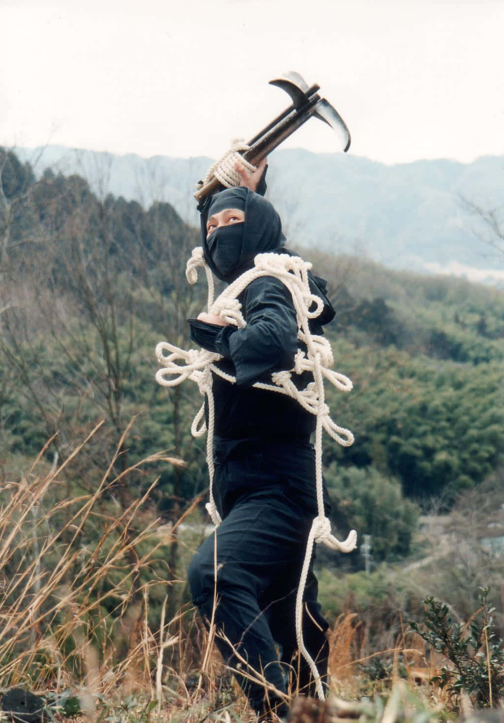 Einelite-ninja Bereit Für Den Kampf
