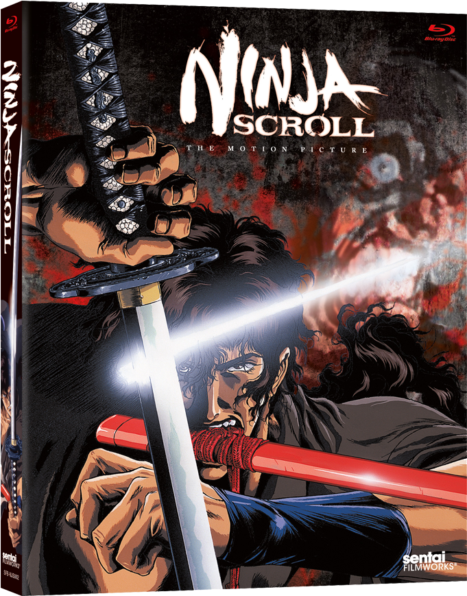 Ninja Scroll Anime Bluray Cover PNG