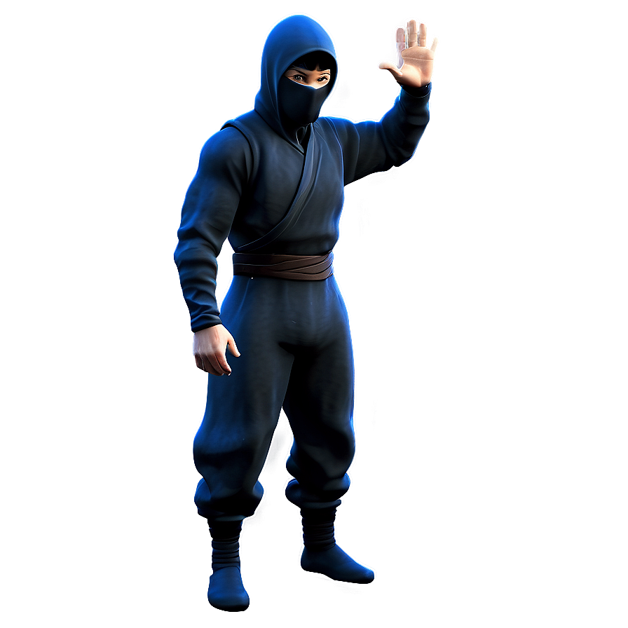 Ninja Stealth Pose Png 35 PNG