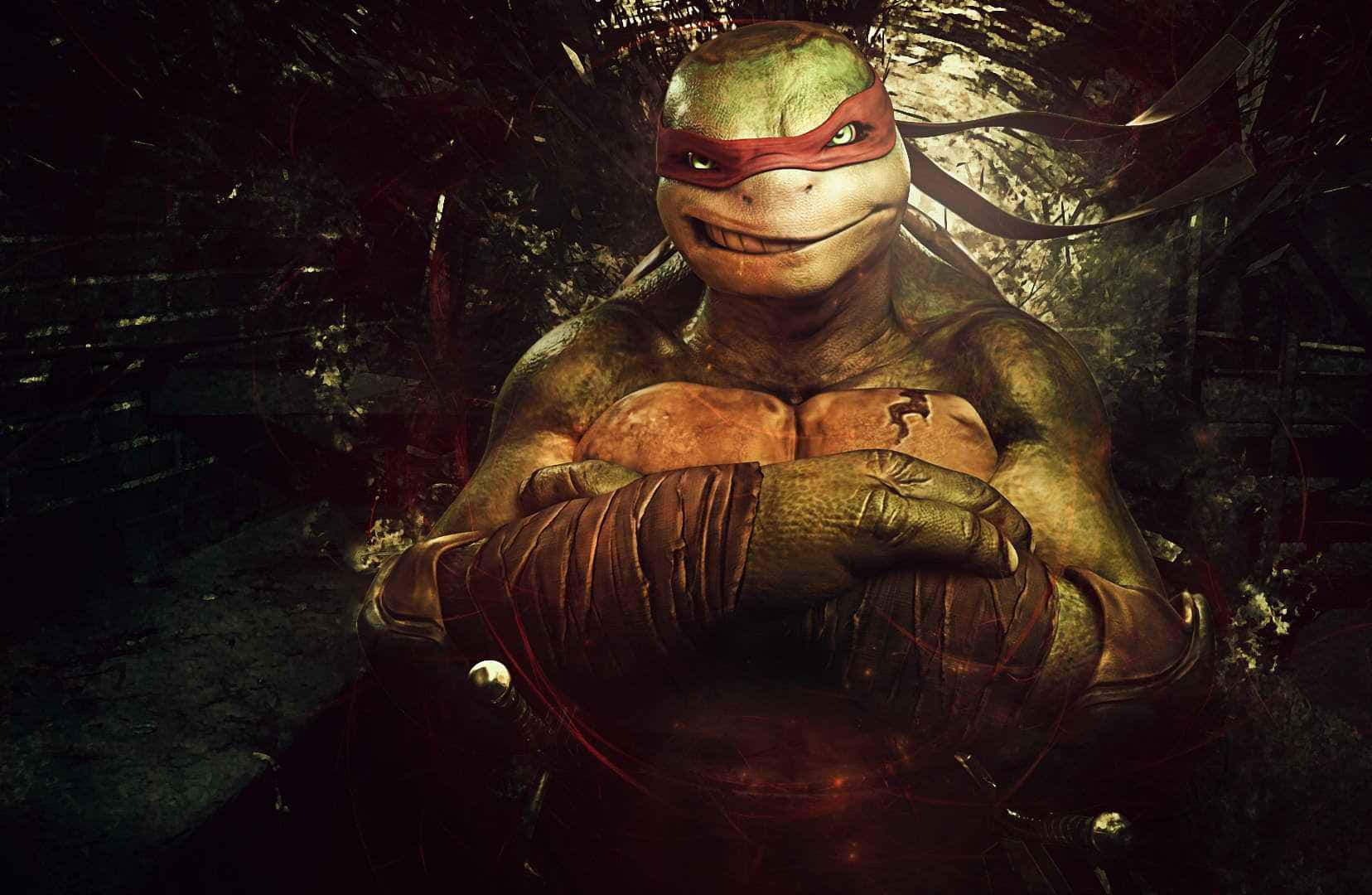 Kæmpsom En Ninja-skildpadde!