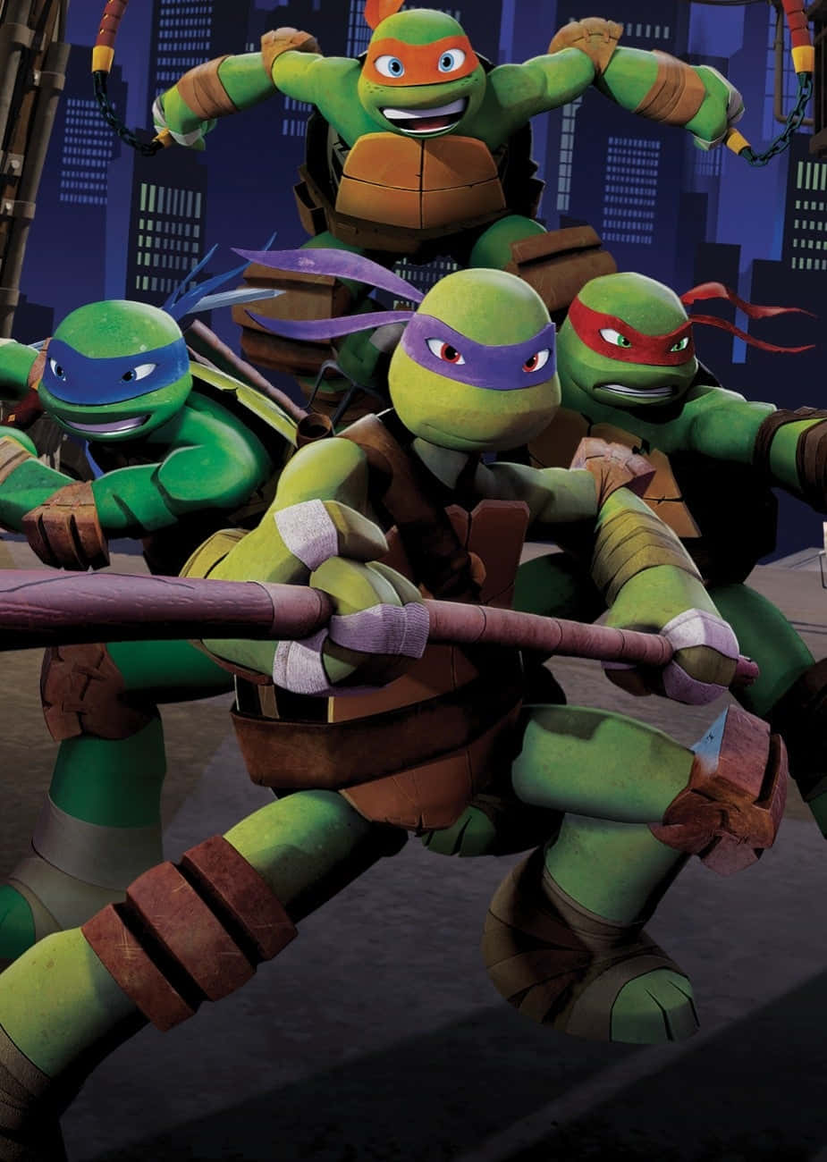 Captivating Shot of the Iconic Ninja Turtles