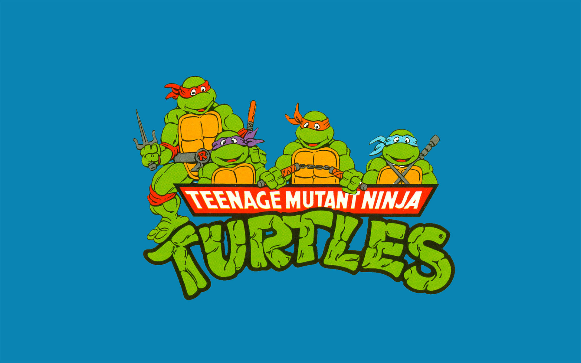 Ninja Turtle Cartoon Logo Wallpaper