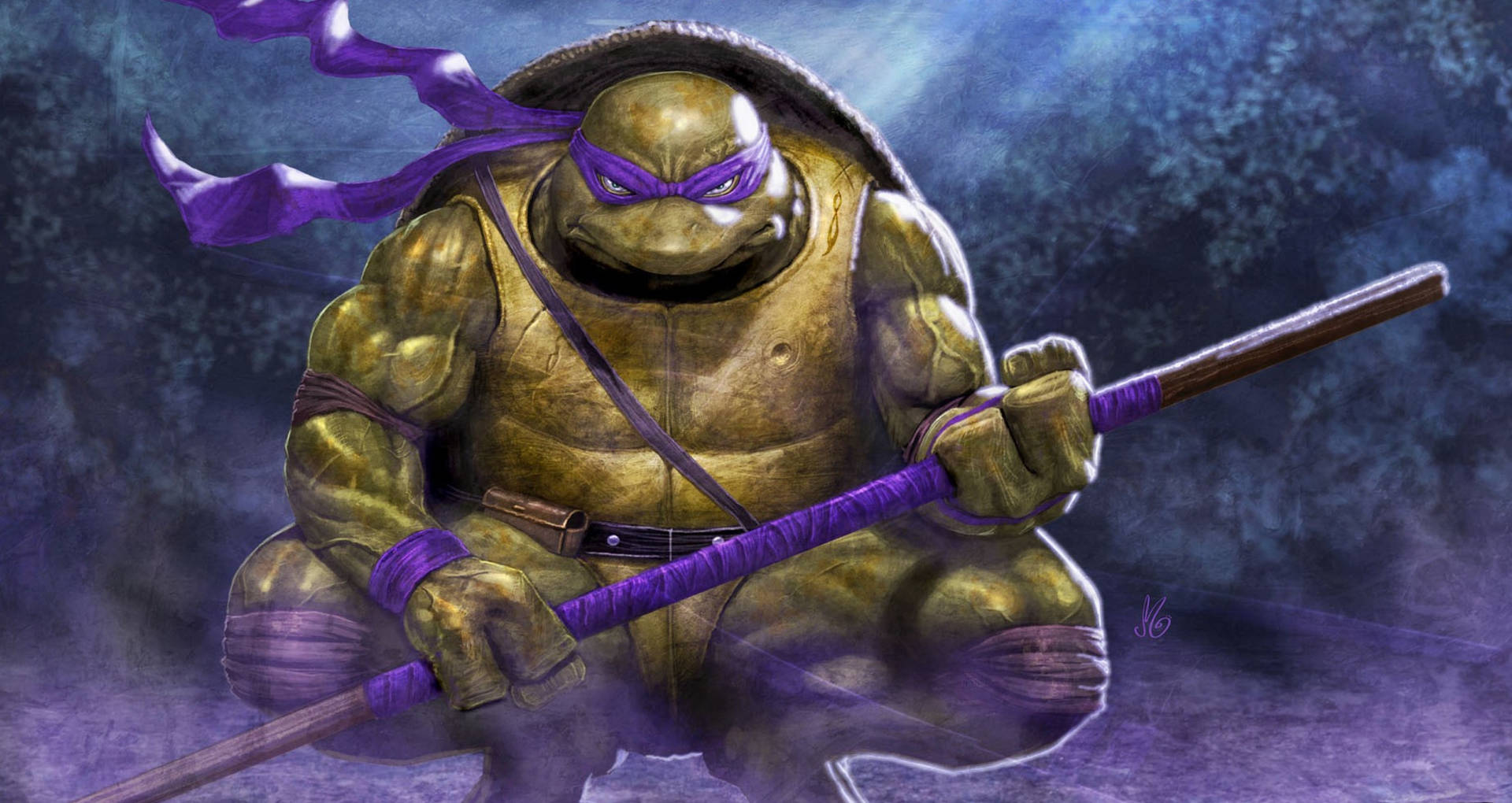 Ninja Turtle Donatello Fierce Wallpaper
