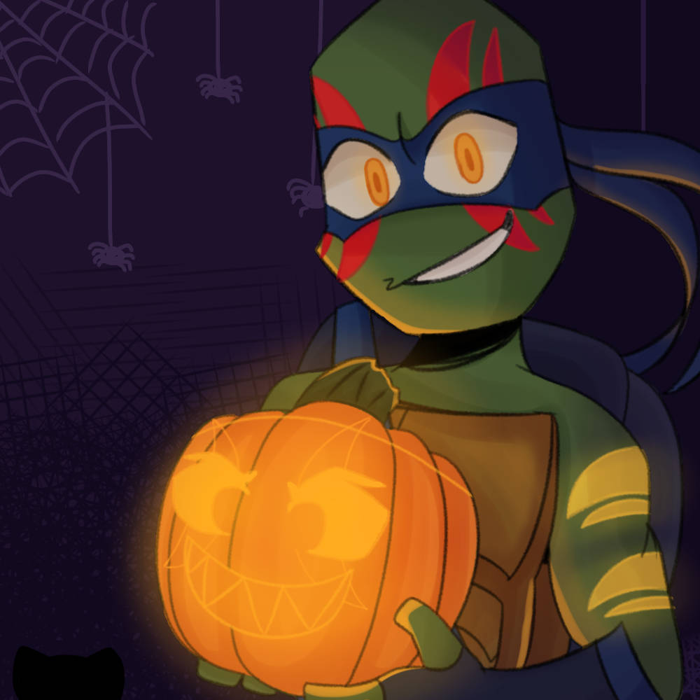 Ninja Turtle Halloween PFP Wallpaper