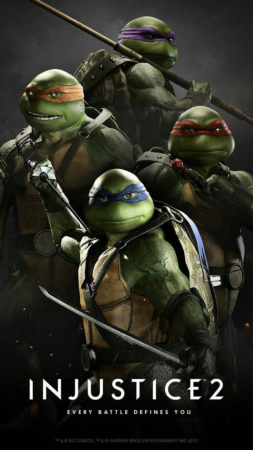 Ninja Turtle Injustice 2 Poster Wallpaper