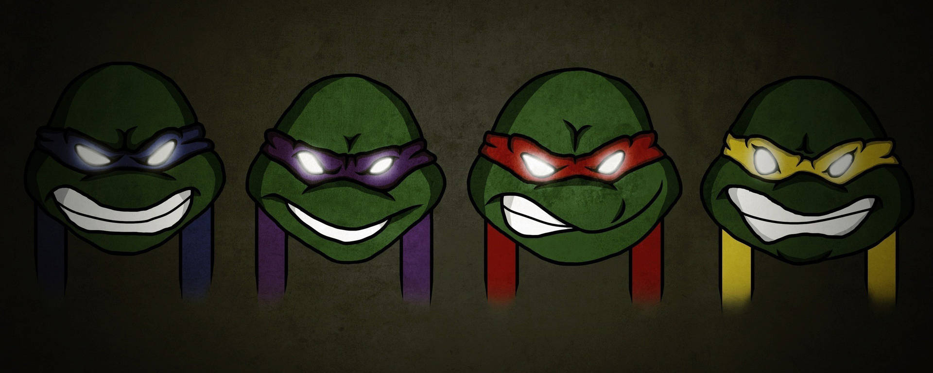 Ninja Turtle Smiling Faces Wallpaper