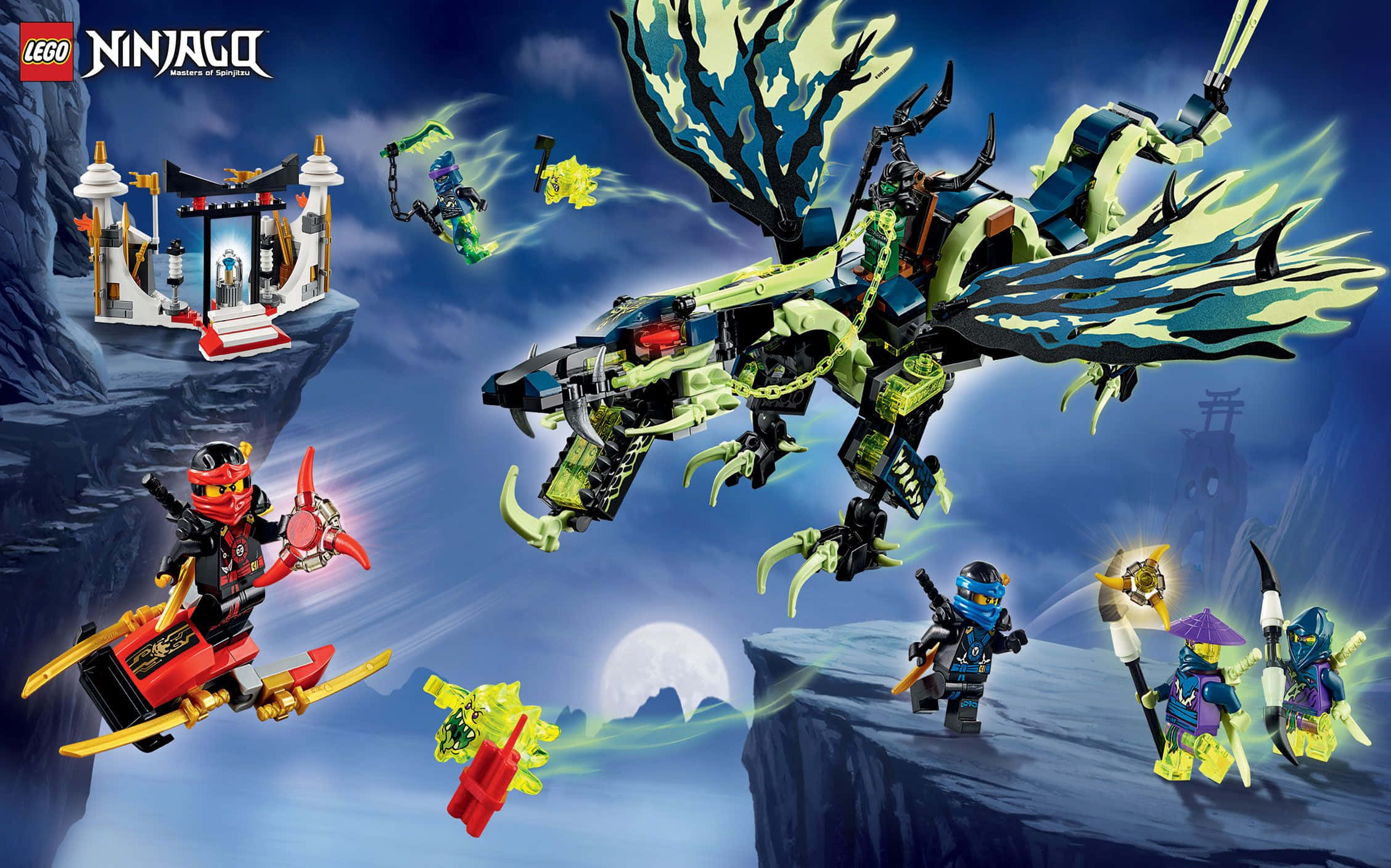 The Ninjago Team springs into action against the dark forces!