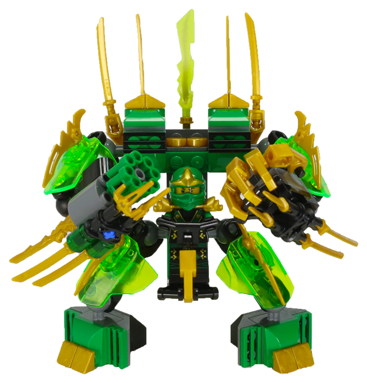 Download Ninjago Green Ninja Mech Suit | Wallpapers.com