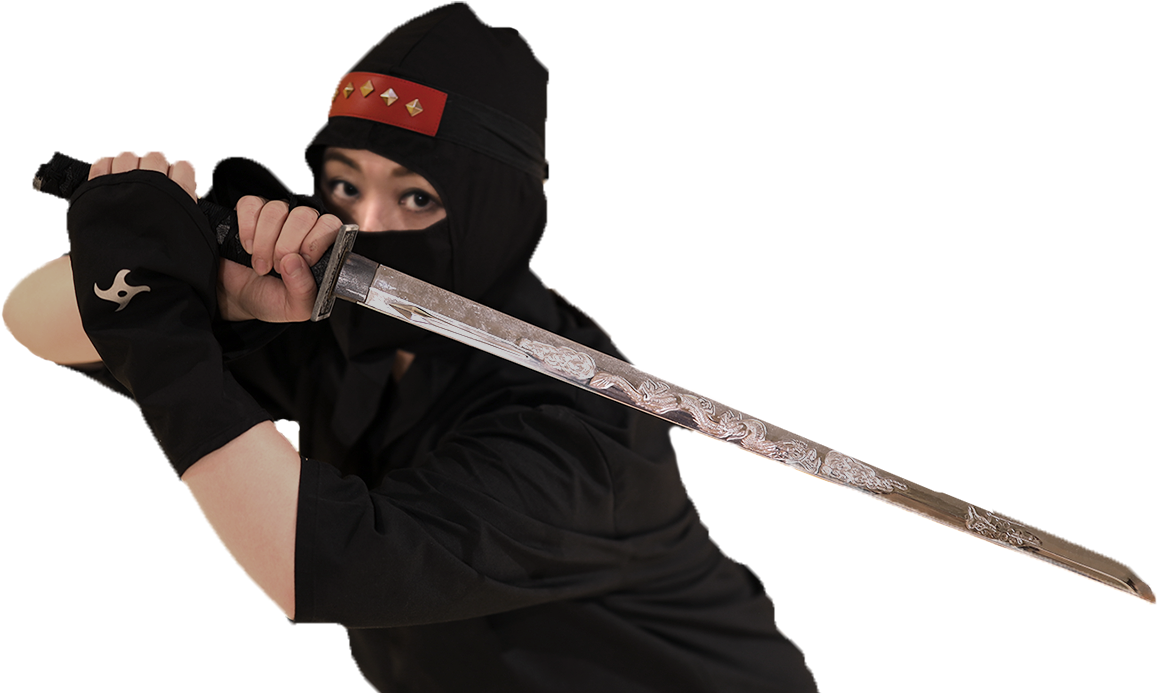 Ninjain Blackwith Sword PNG