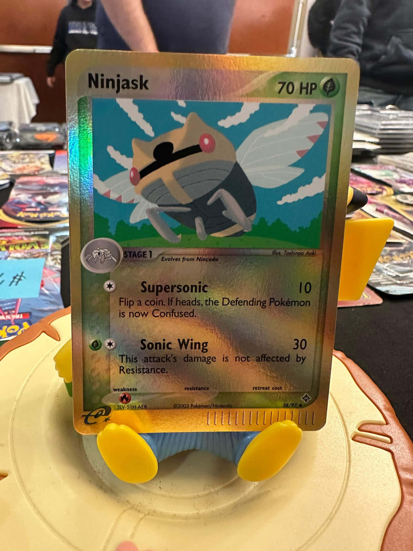 Ninjask Trading Card Wallpaper