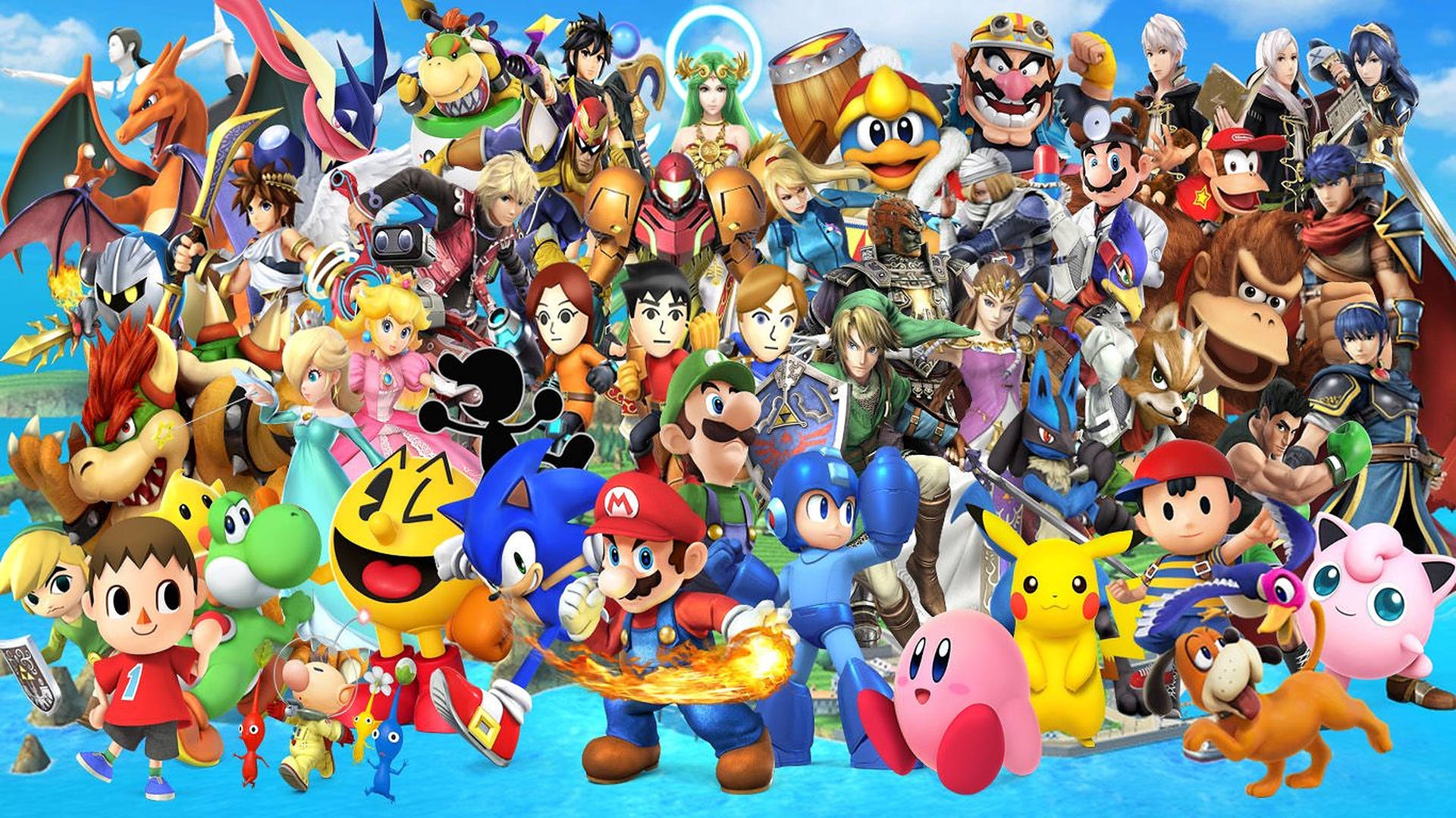 Nintendo Characters Collage