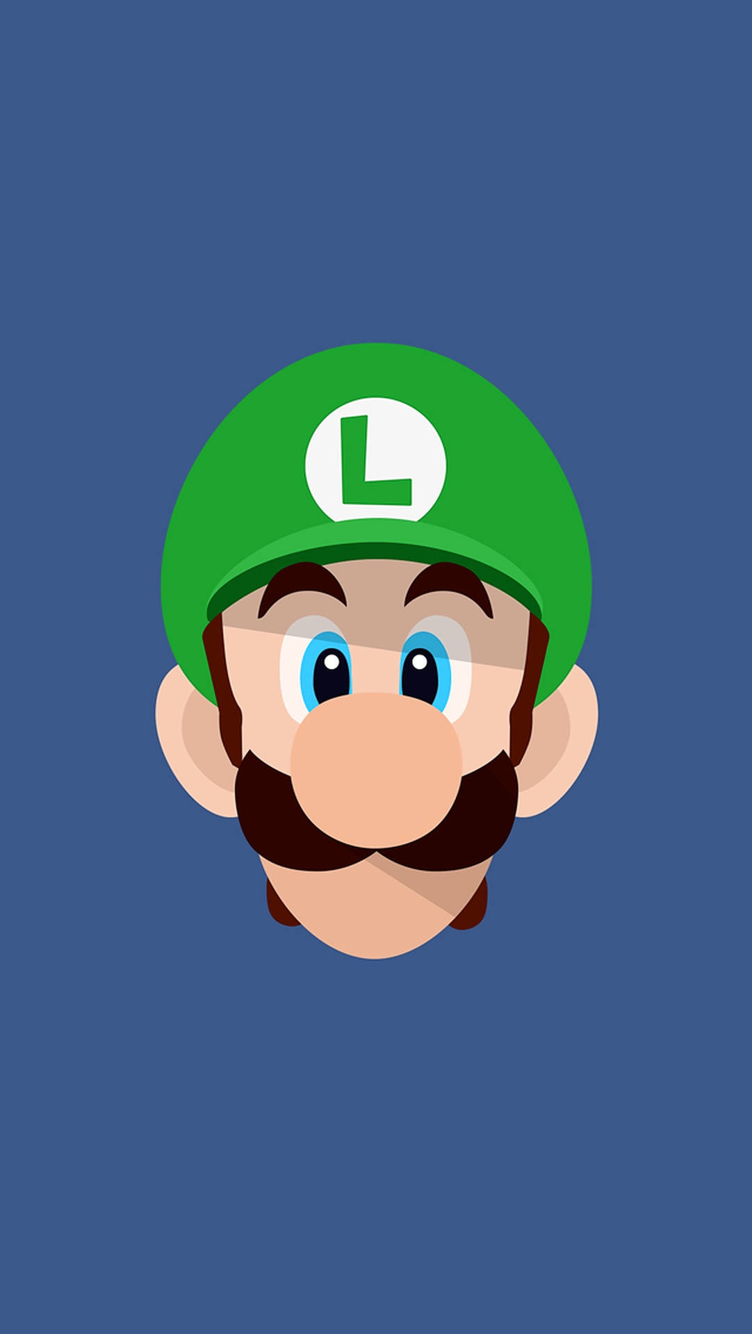 Nintendo Characters Luigi Minimalistisk Kunst Wallpaper