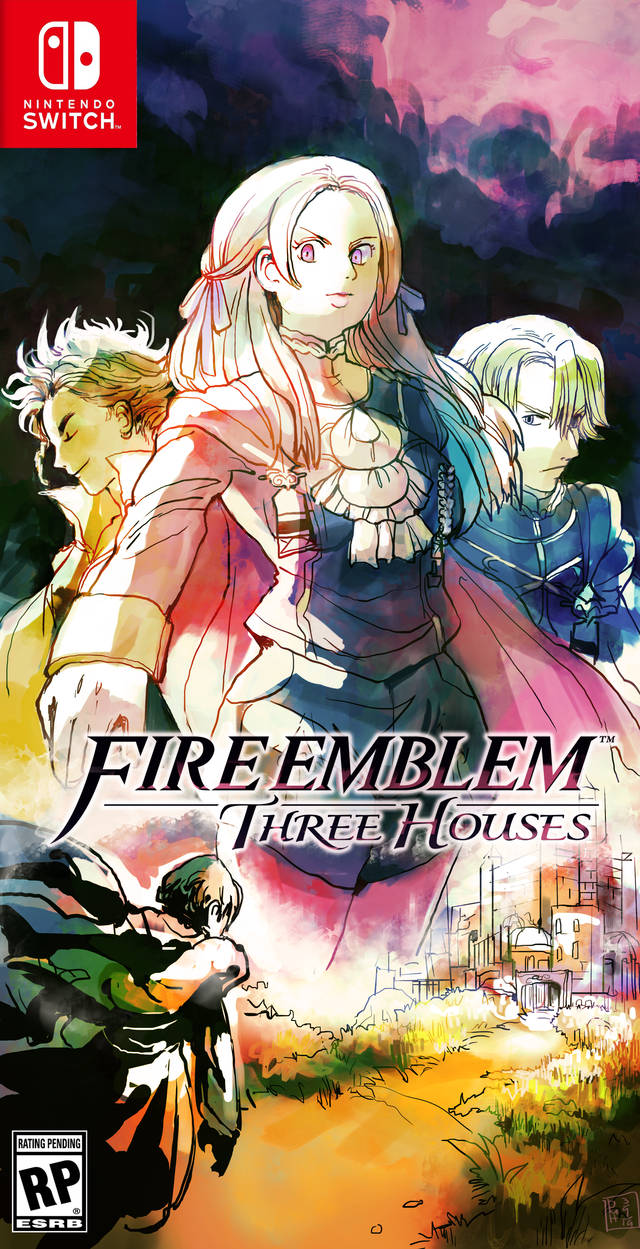 Nintendo Cover Of Fire Emblem Three Houses Background