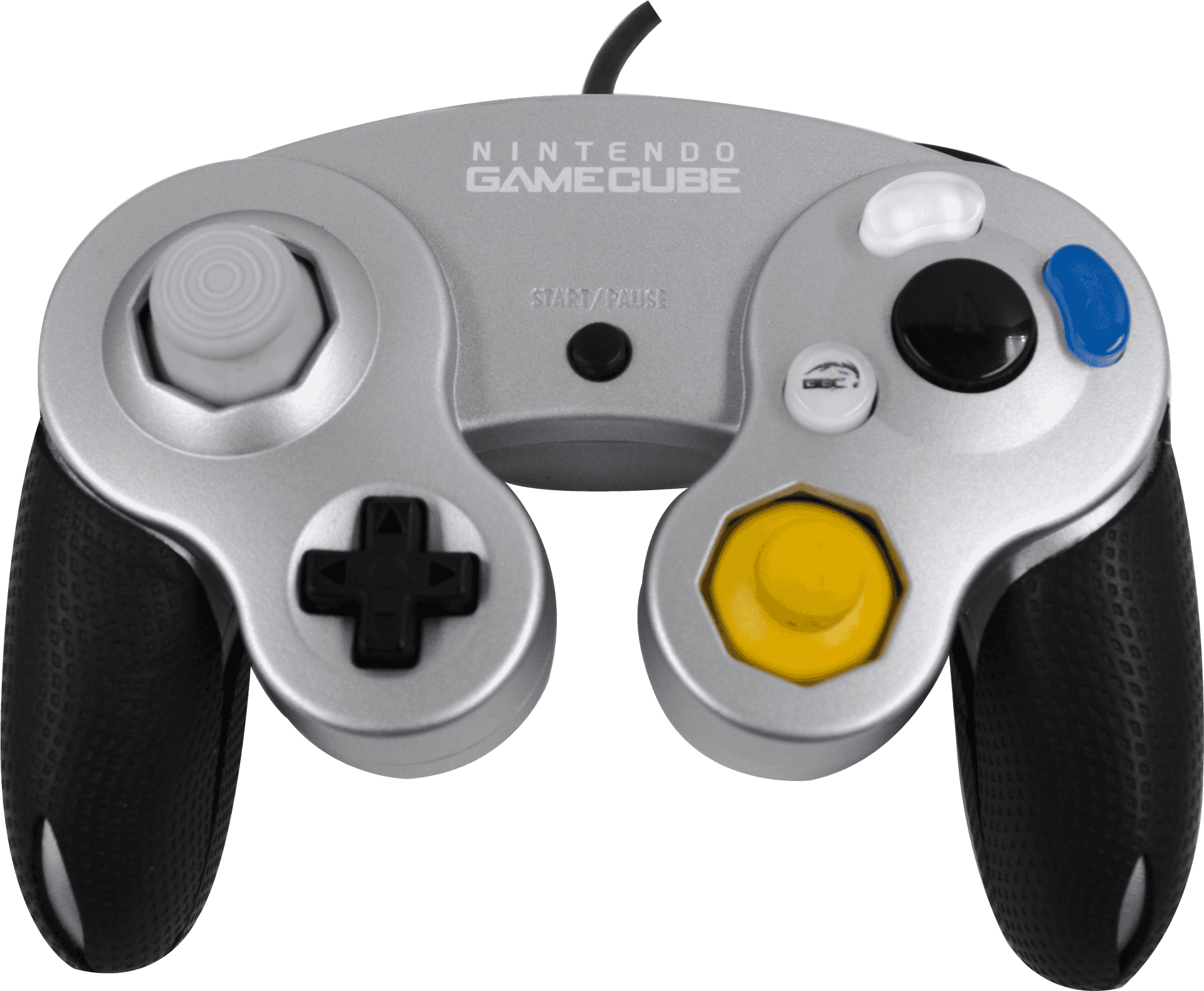 Nintendo Game Cube Controller Silver PNG