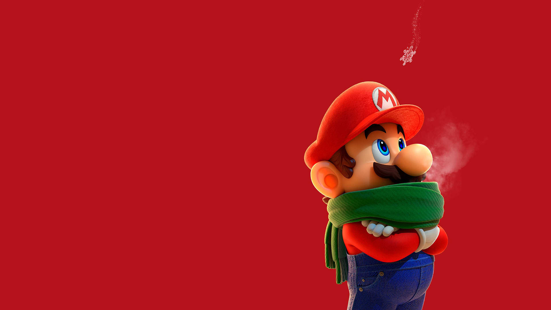 Nintendo Mario Character Rød Plakat Wallpaper