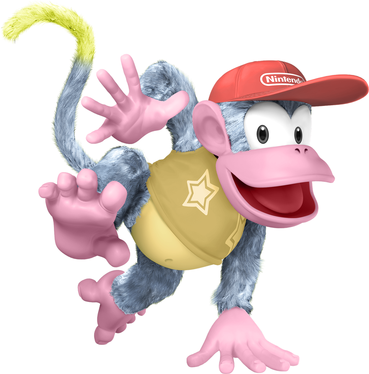 Nintendo Monkey Character Cap PNG