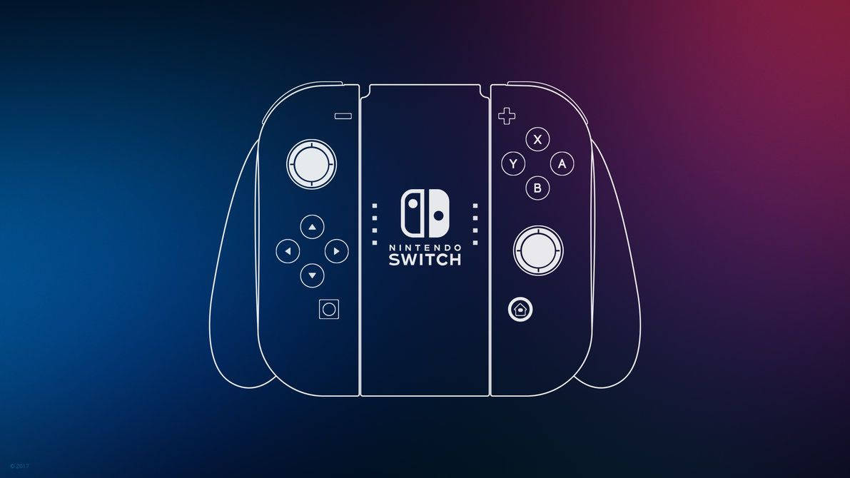 Nintendo Switch Controller Wallpaper