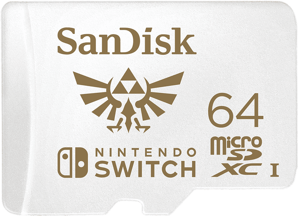 Nintendo Switch San Disk64 G B Micro S D X C Card PNG