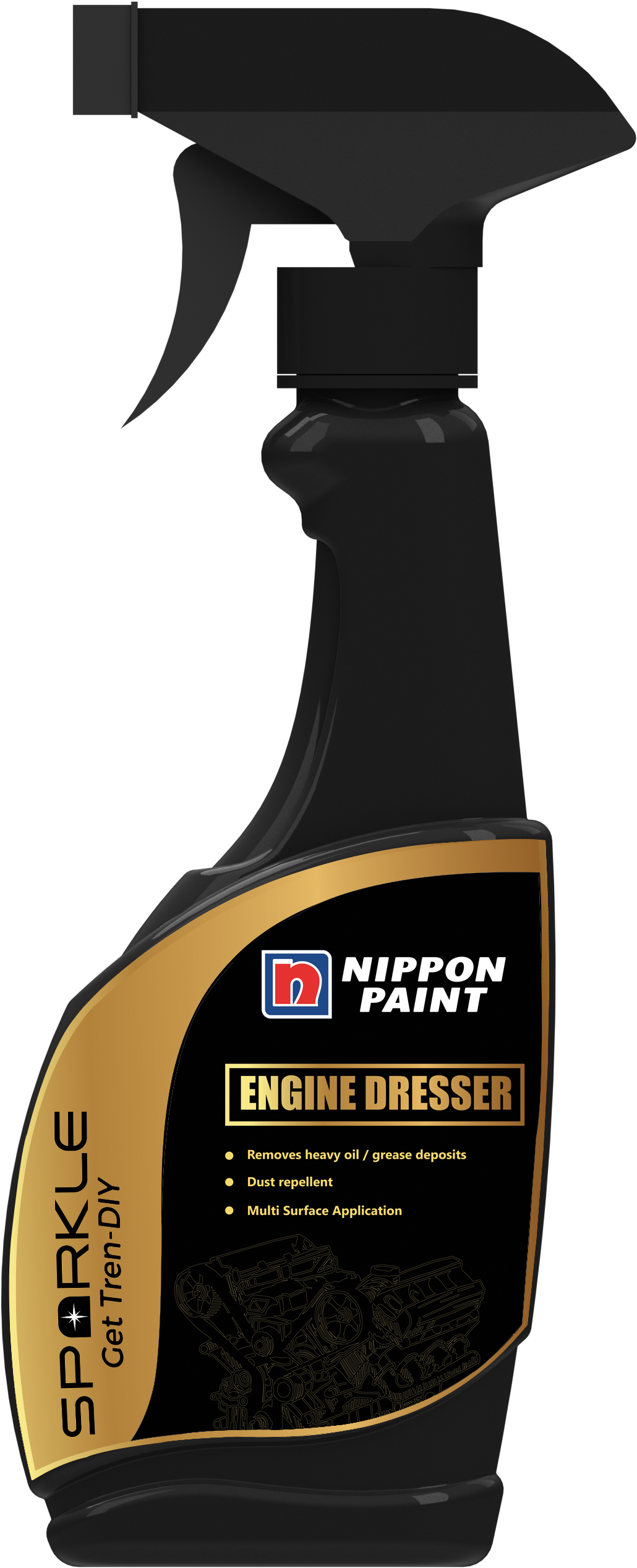 Nippon Paint Engine Dresser Spray Bottle PNG