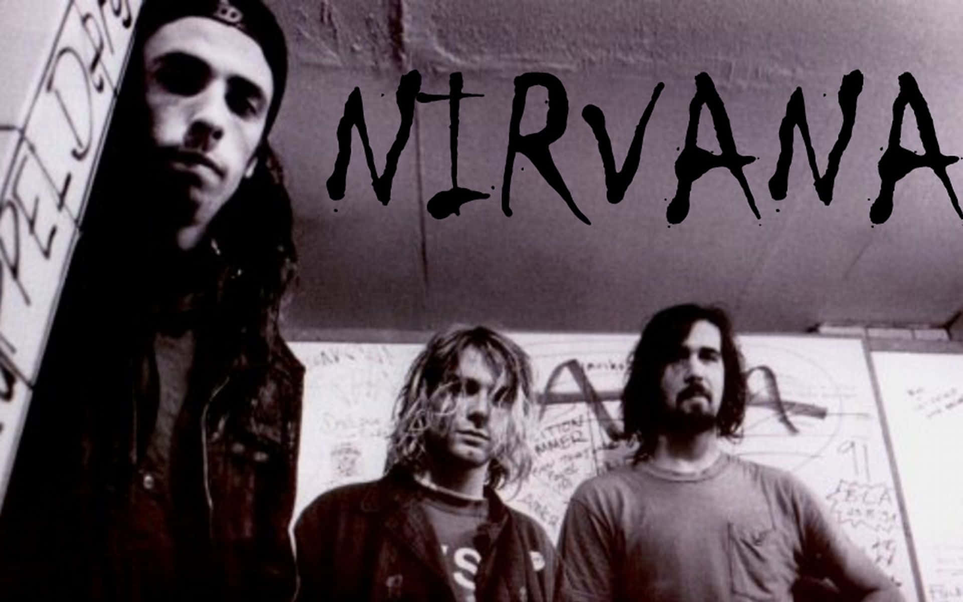 Nirvana Band Members Portrait