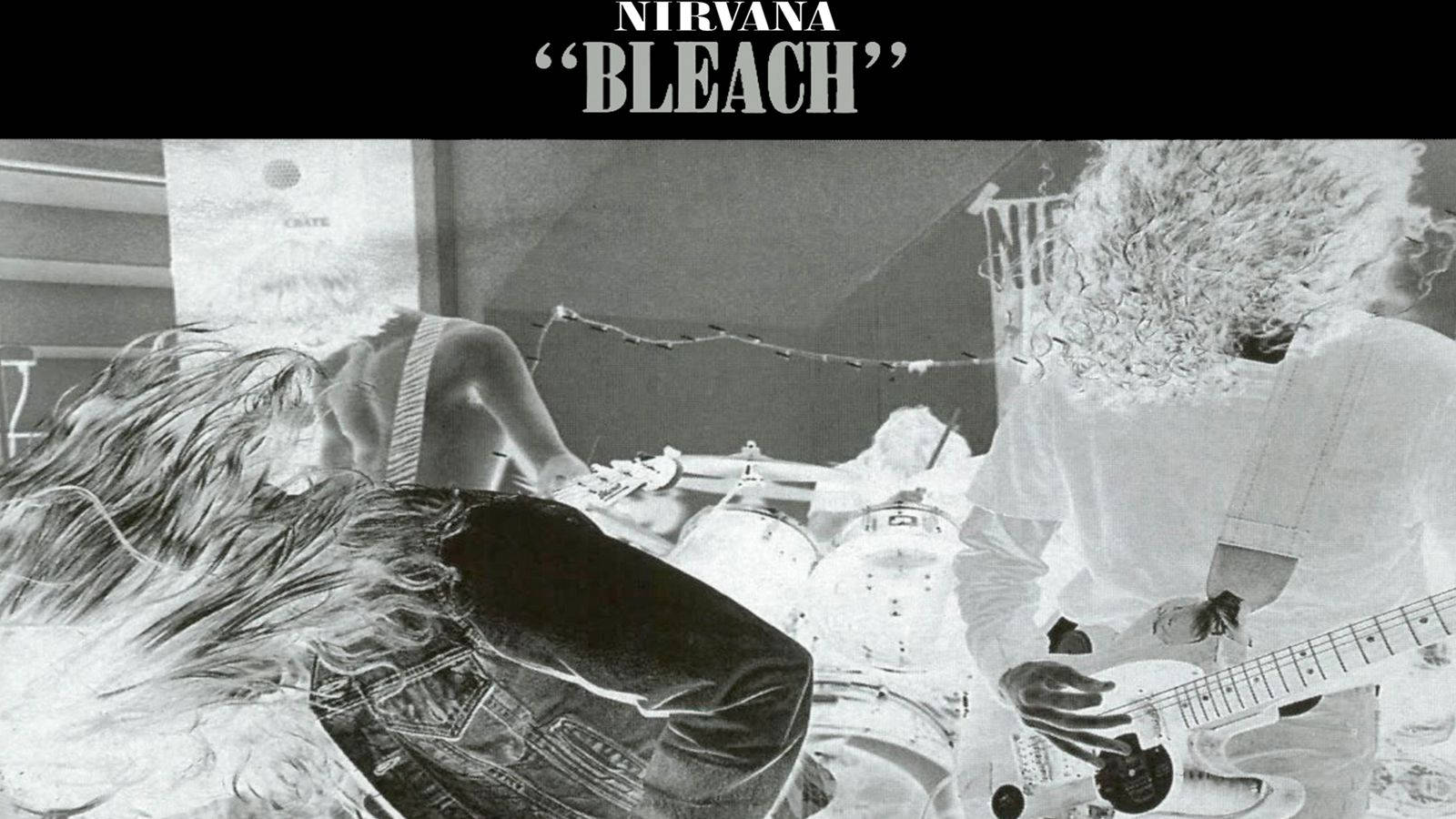 Nirvana Bleach Album Cover Wallpaper