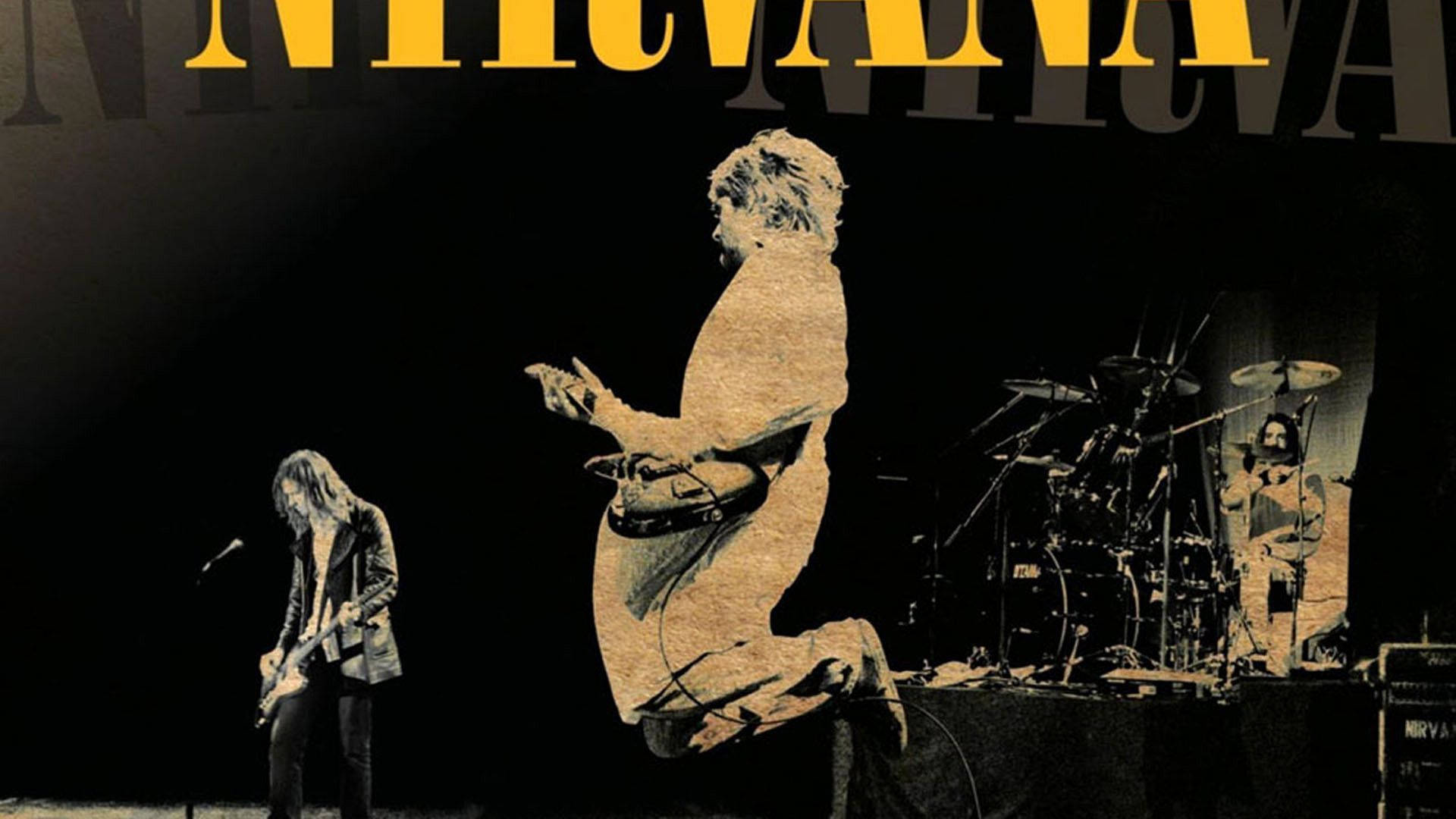 Download Nirvana Old Poster Wallpaper | Wallpapers.com