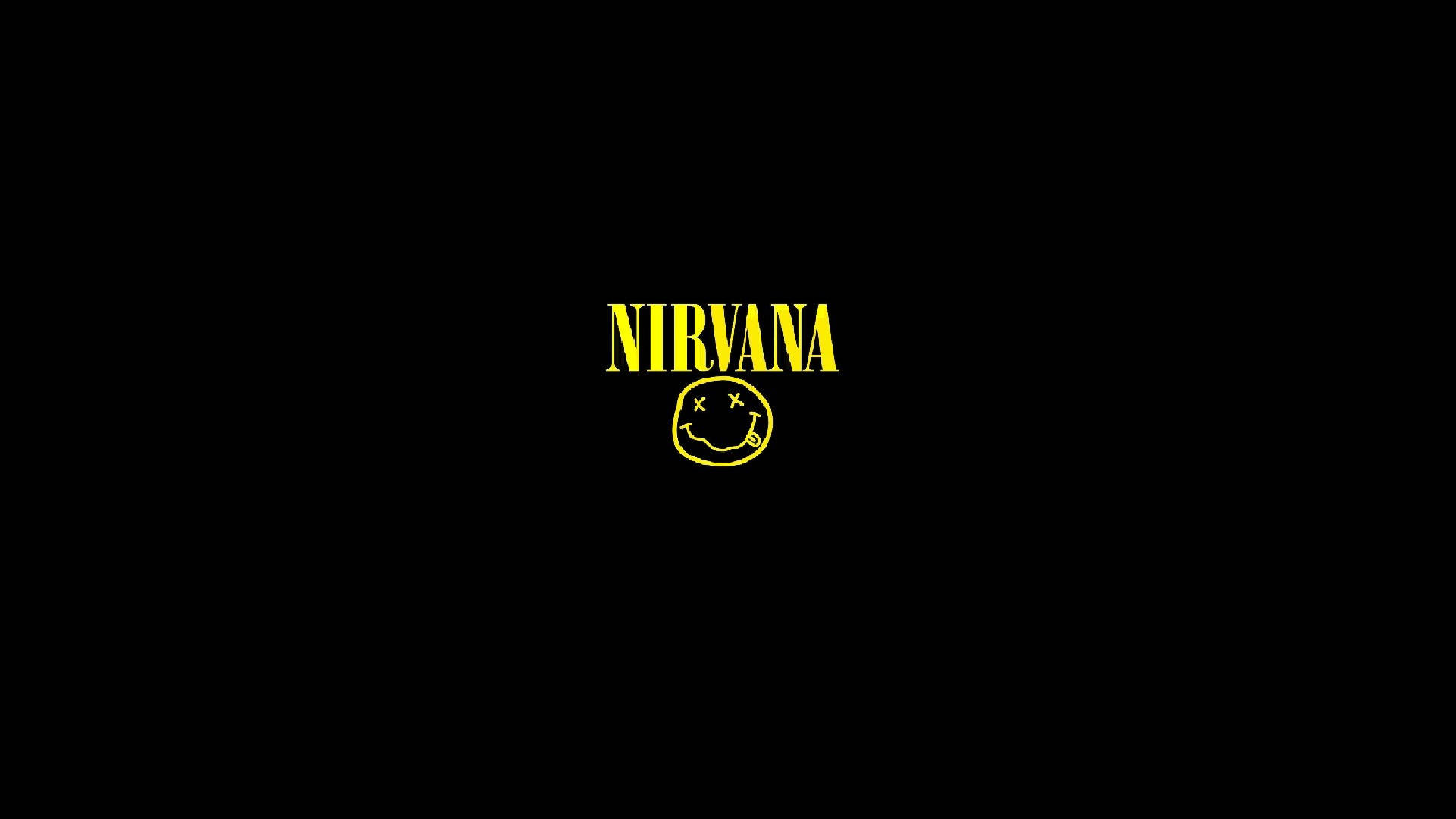 Nirvana Simple Smiley Logo Wallpaper