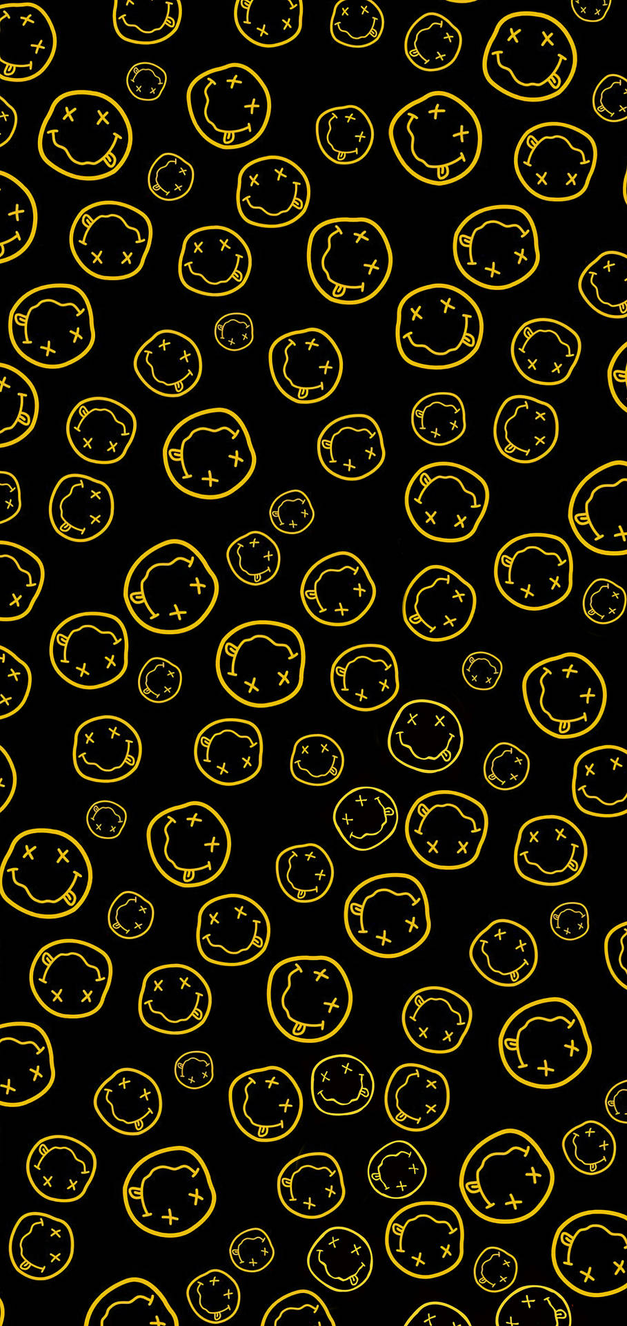 Nirvana Smiley Faces Wallpaper