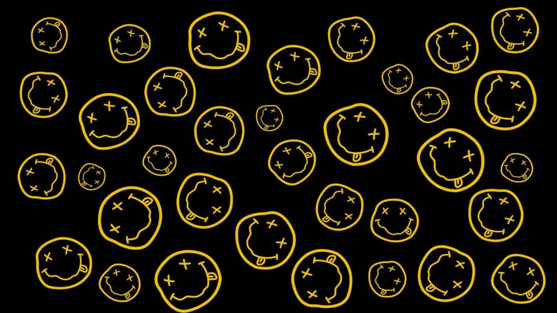 Nirvana Smiley Logo Wallpaper