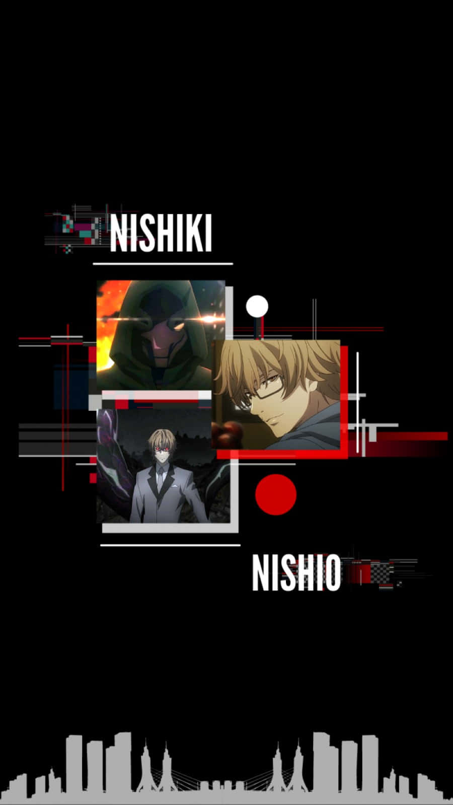 Nishikinishio Mostrando Su Destreza Como Ghoul En Una Ilustración Impresionante. Fondo de pantalla