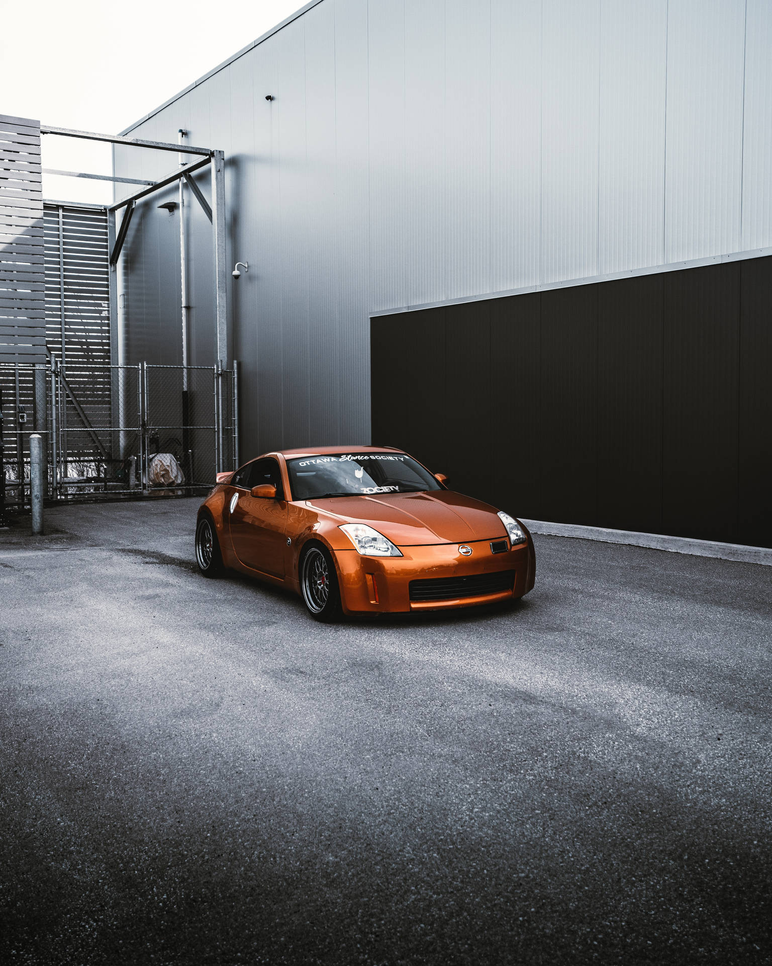 Nissan 350z In Orange