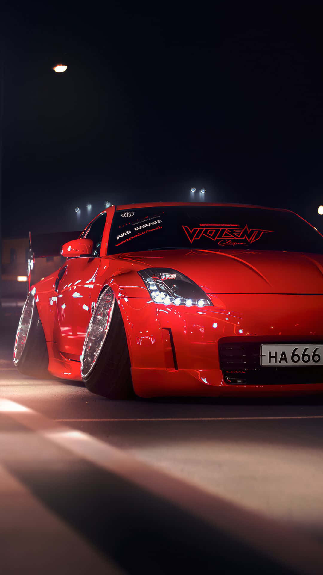 Zoom around the town in style with the Nissan 350z Wallpaper