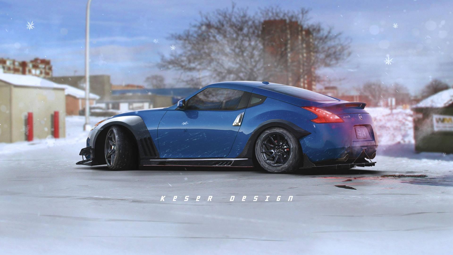 Feel the thrill of driving the Nissan 370Z Wallpaper