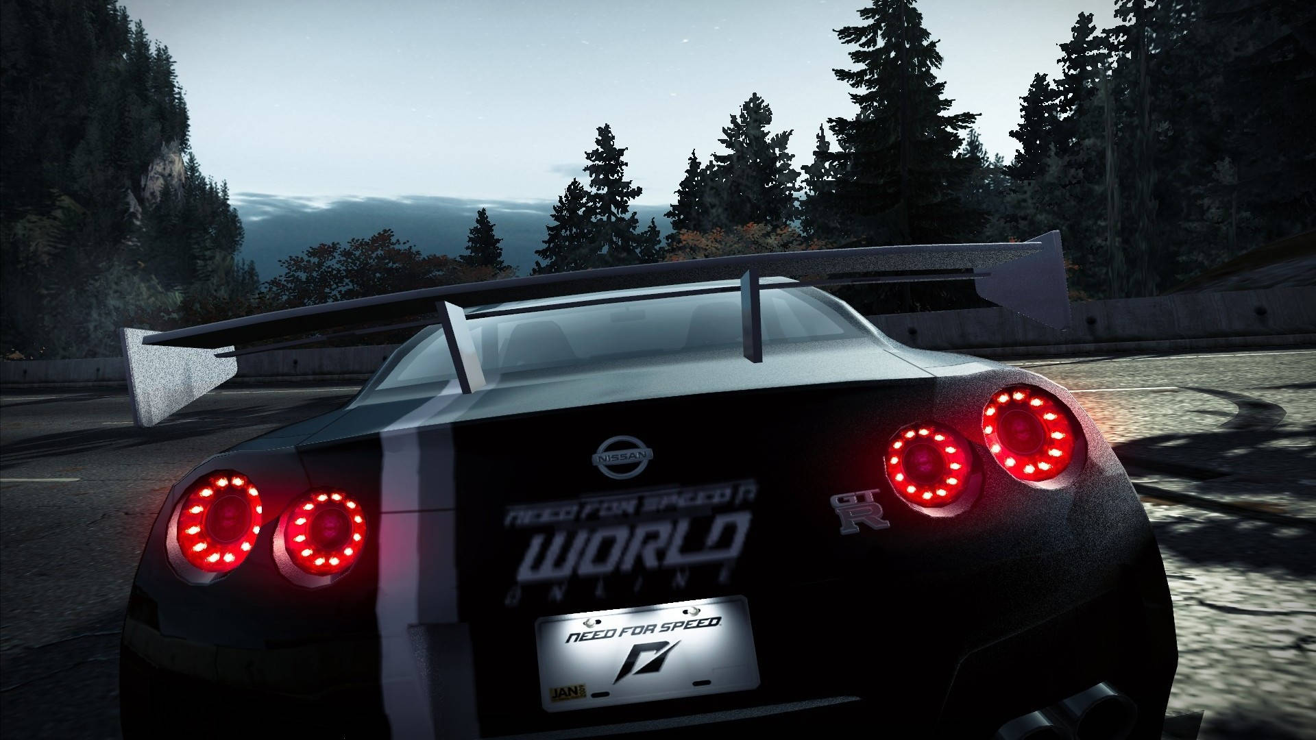Nissan Gt R With Spoiler Wallpaper