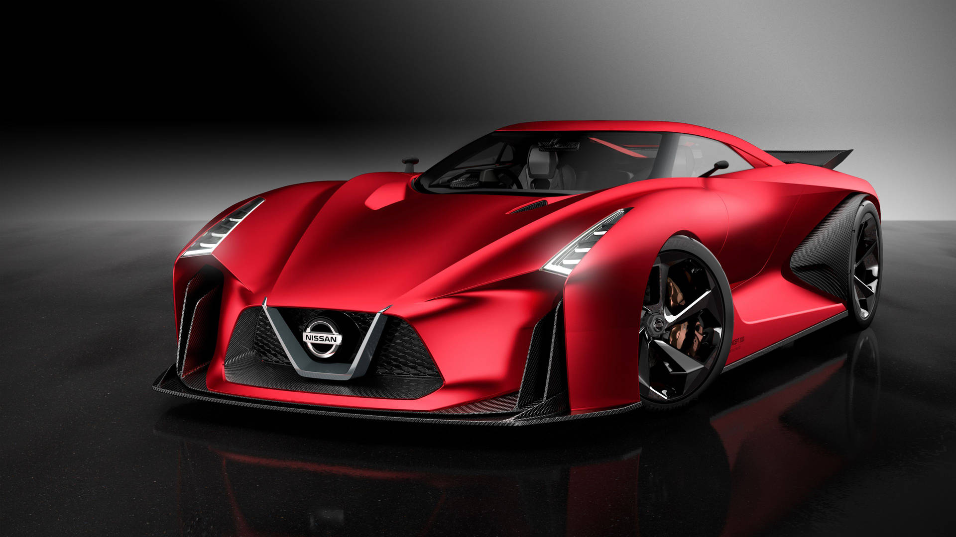 Nissan Red Sports Car