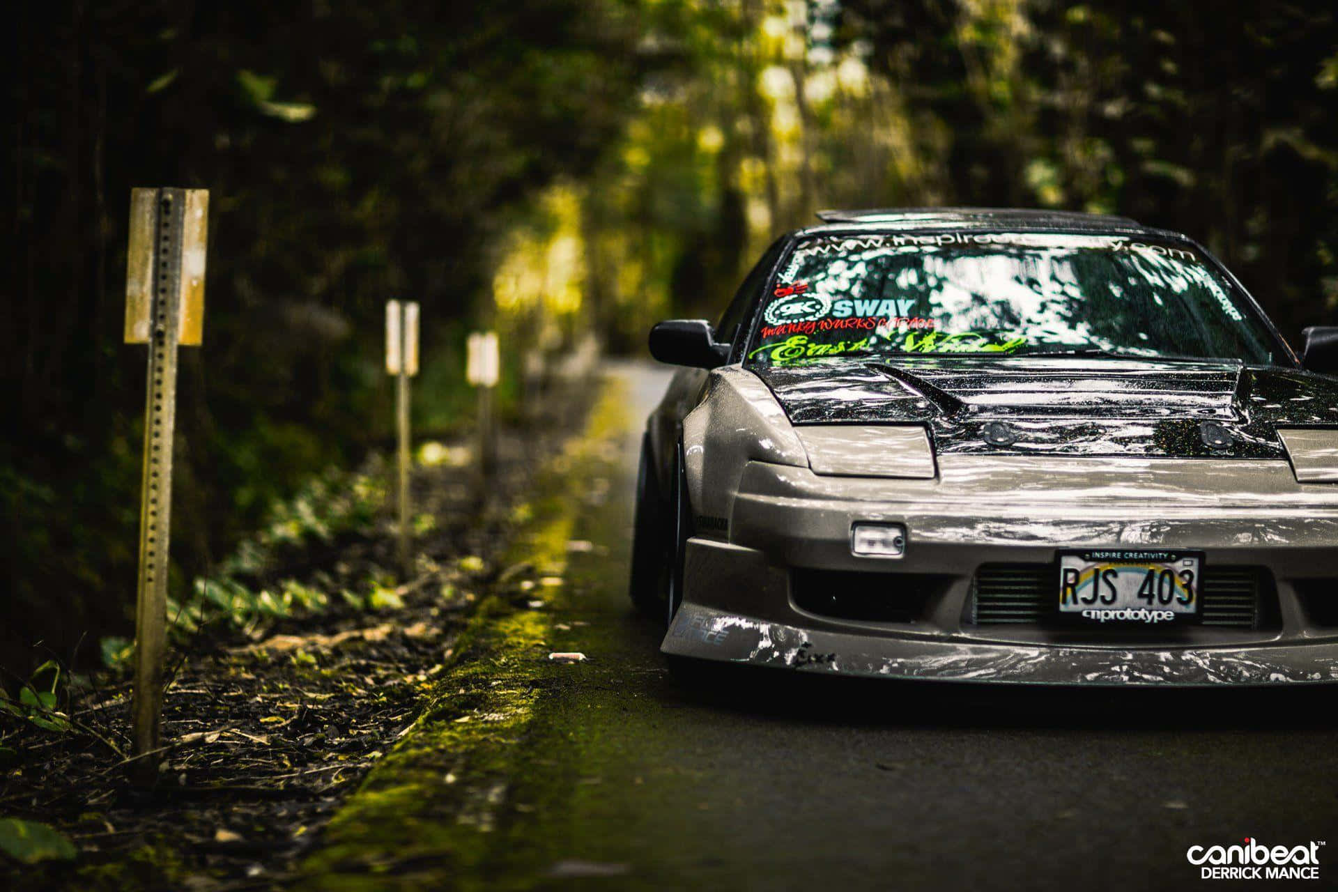 “The Nissan Silvia S13: A High-Performance Sports Car” Wallpaper