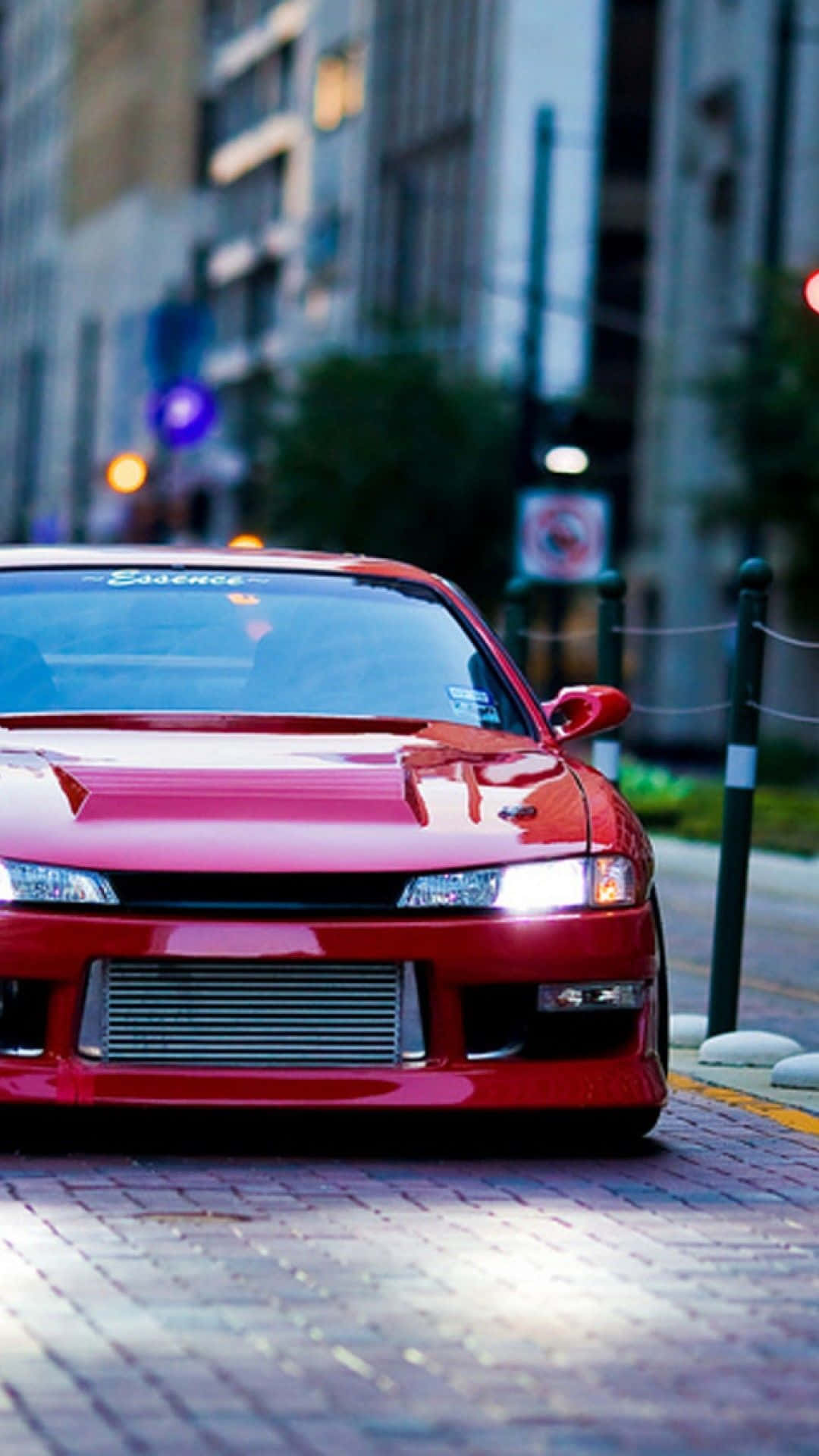 Nissansilvia S13 Rossa Sfondo