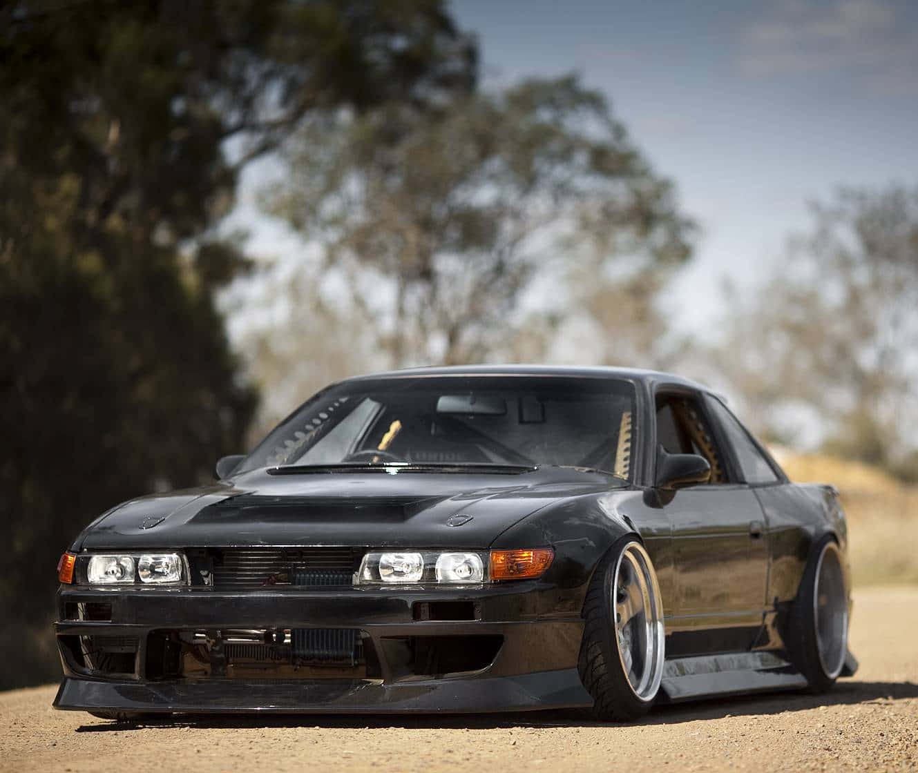 Nissan Silvia S13 - An Iconic Japanese Sports Car Wallpaper