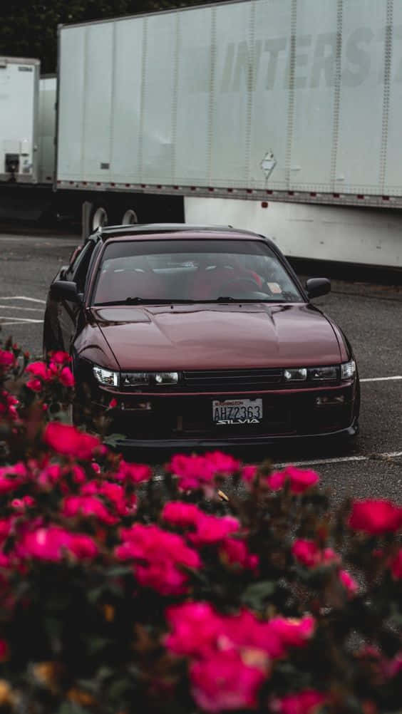 Nissan Silvia S13 Parked Wallpaper