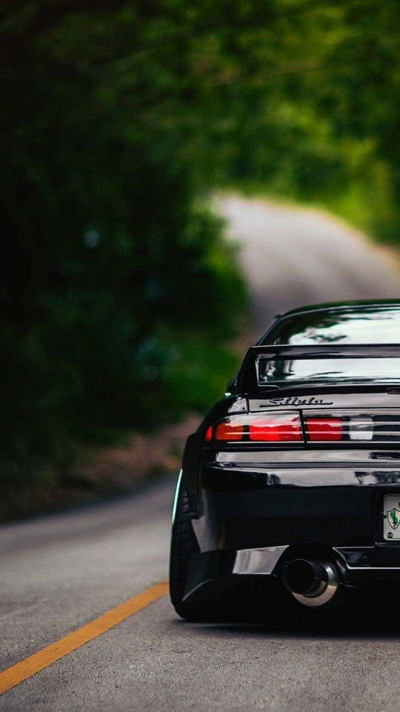 Det smukke Nissan Silvia S14A tapet Wallpaper