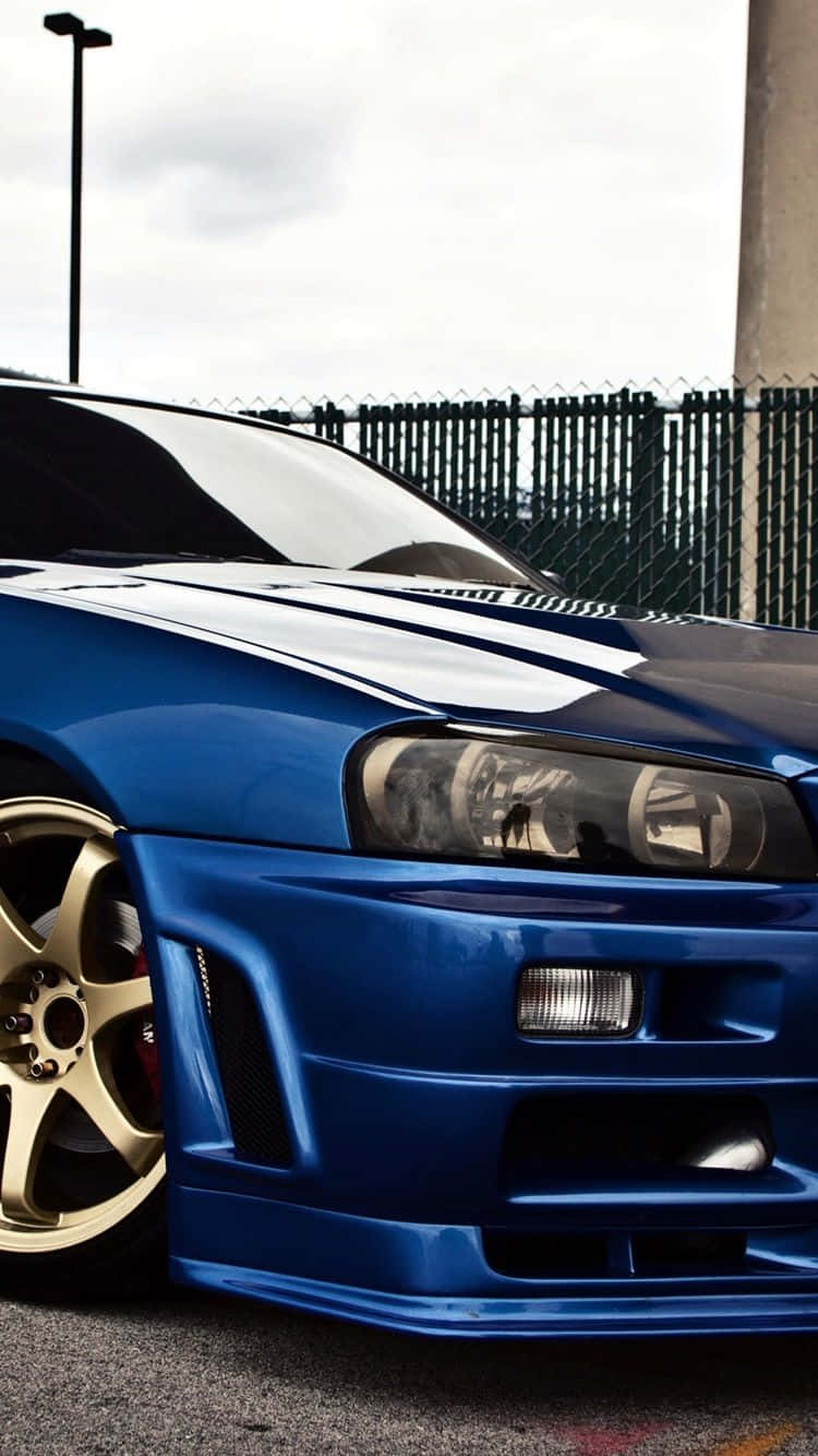 The Iconic Nissan Skyline iPhone Wallpaper