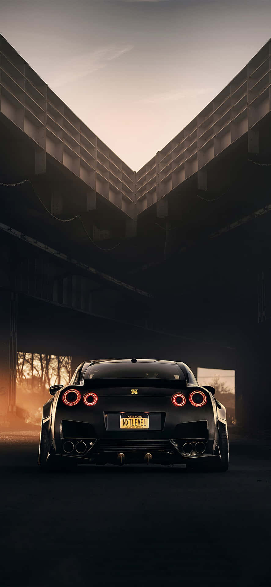 The sleek design of Nissan Skyline for your Iphone Wallpaper