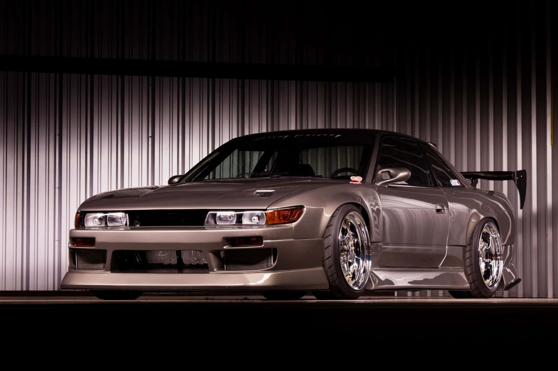 Nissan240sx Custom Tuned Sportscar Wallpaper