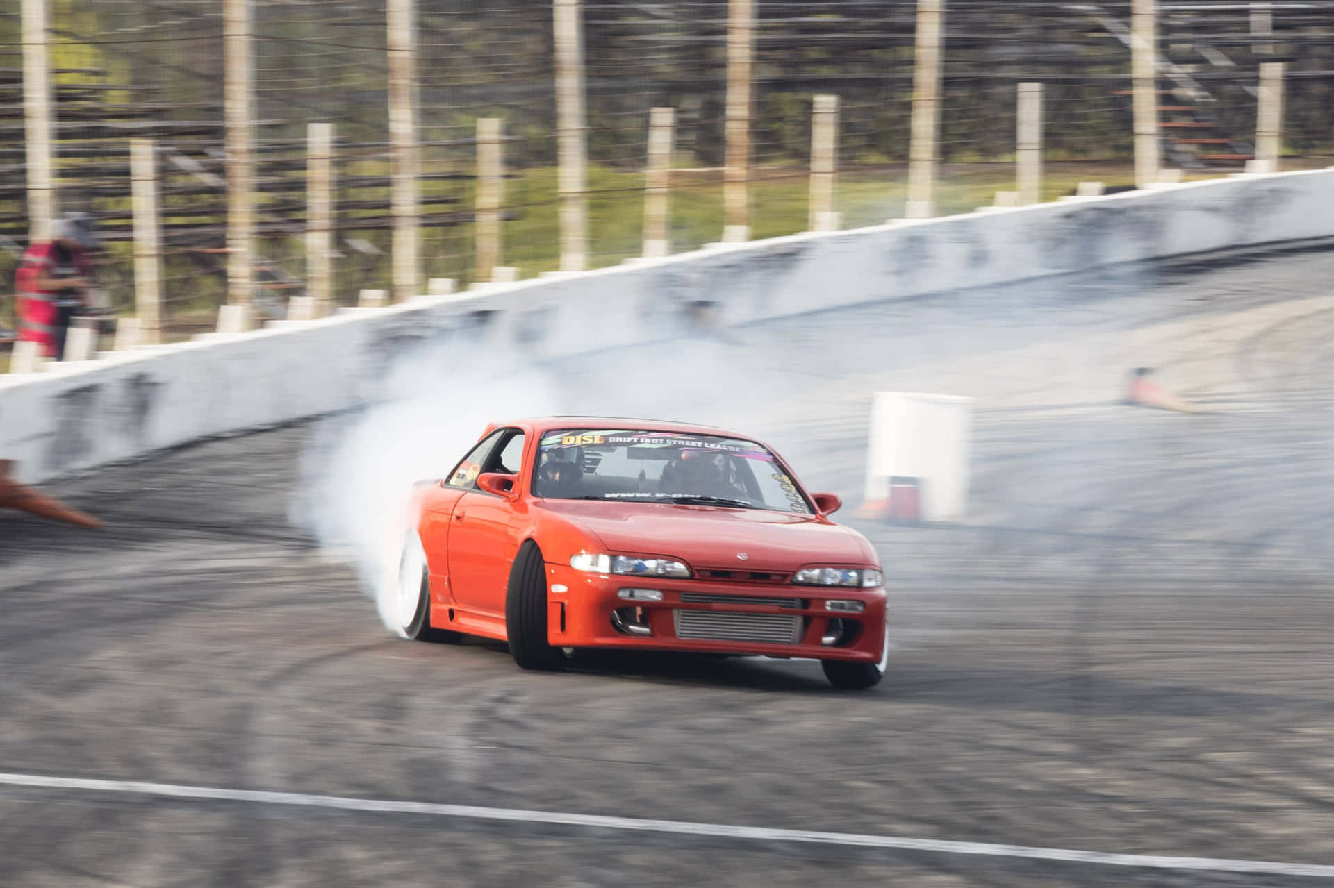 Nissan240sx Drifting Action Wallpaper