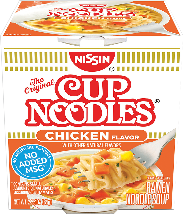 Nissin Cup Noodles Chicken Flavor PNG